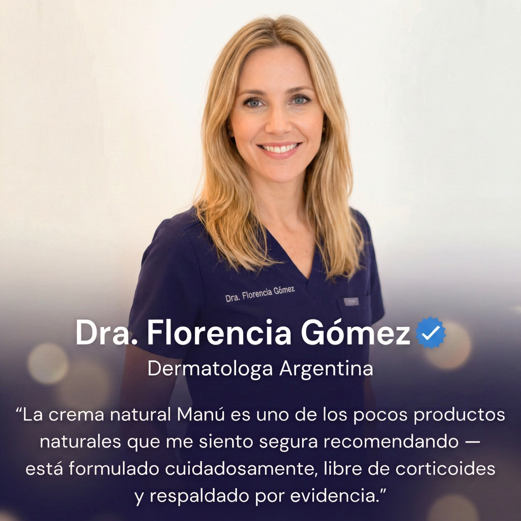 Crema Natural MANÚ® para Eczema y Psoriasis – 100 g